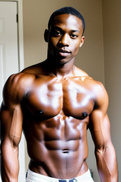 00001-239686536-a photograph of an african american male, ripped abs, shirtless,staring at the camera.png